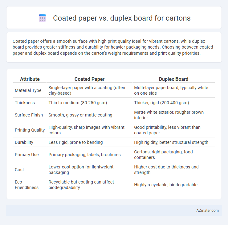Coated paper vs. duplex board for cartons - What is The Difference?