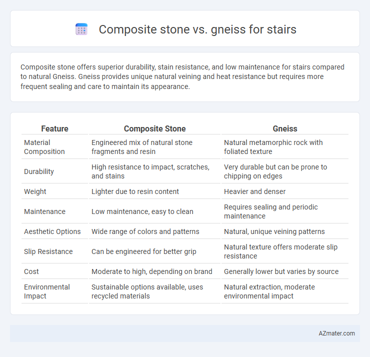 Composite stone vs. gneiss for stairs - What is The Difference?