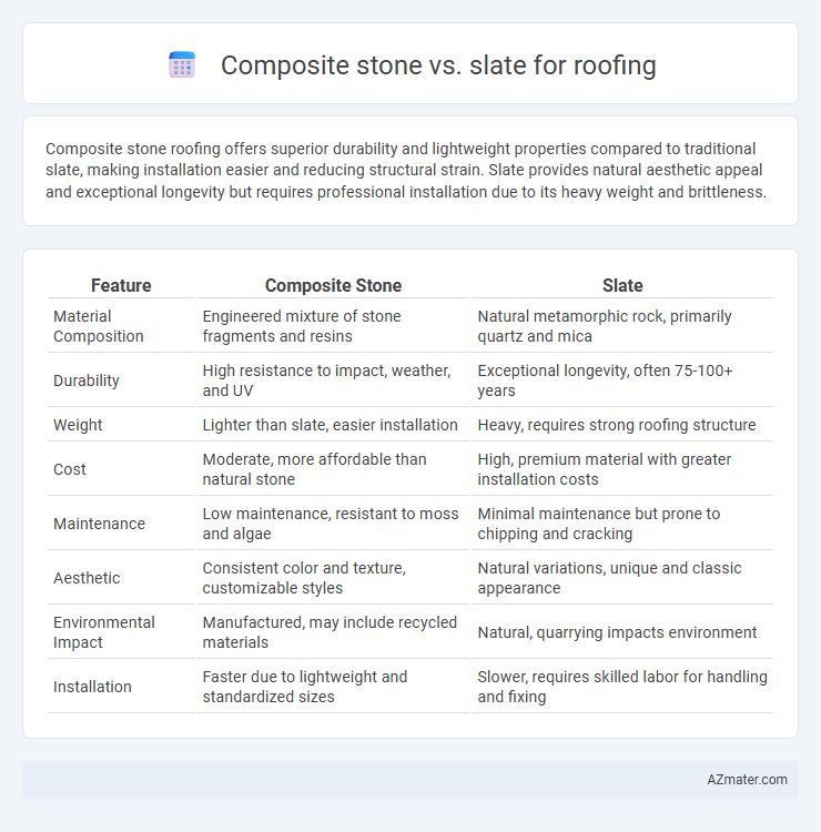 Composite stone vs. slate for roofing - What is The Difference?