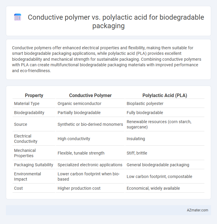 Conductive polymer vs. polylactic acid for biodegradable packaging - What is The Difference?