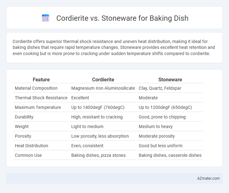 Cordierite vs. Stoneware for Baking Dish - What is The Difference?