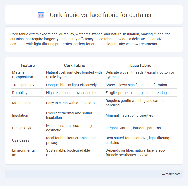 Cork fabric vs. lace fabric for curtains - What is The Difference?