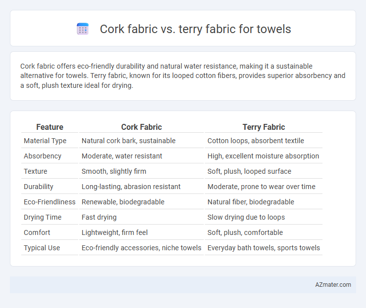 Cork fabric vs. terry fabric for towels - What is The Difference?
