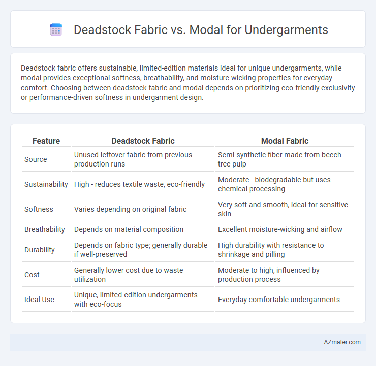 Deadstock Fabric vs. Modal for Undergarments - What is The Difference?