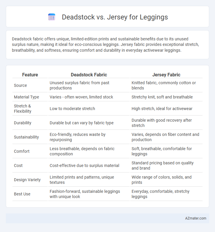 Deadstock vs. Jersey for Leggings - What is The Difference?
