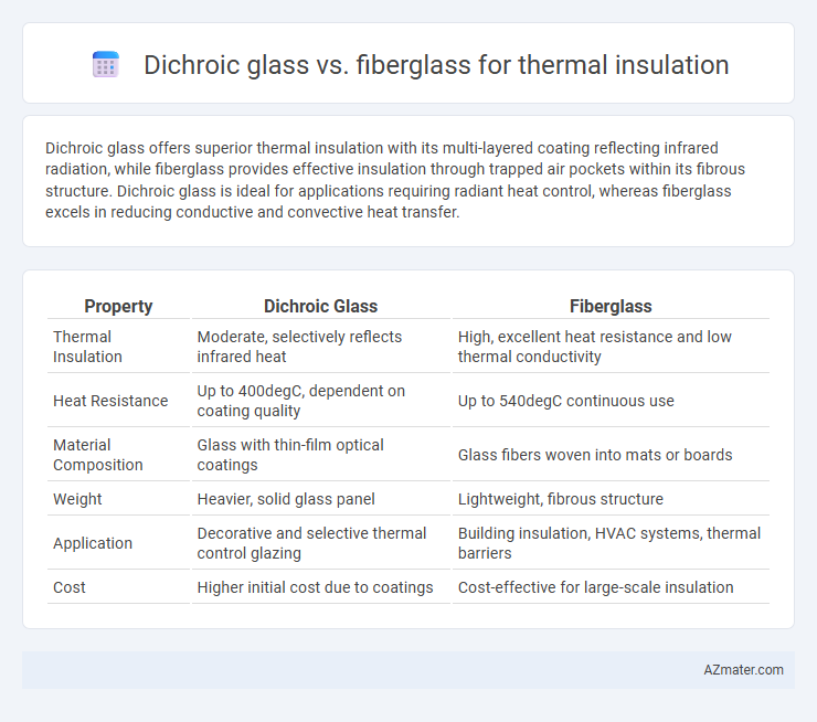Dichroic glass vs. fiberglass for thermal insulation - What is The Difference?