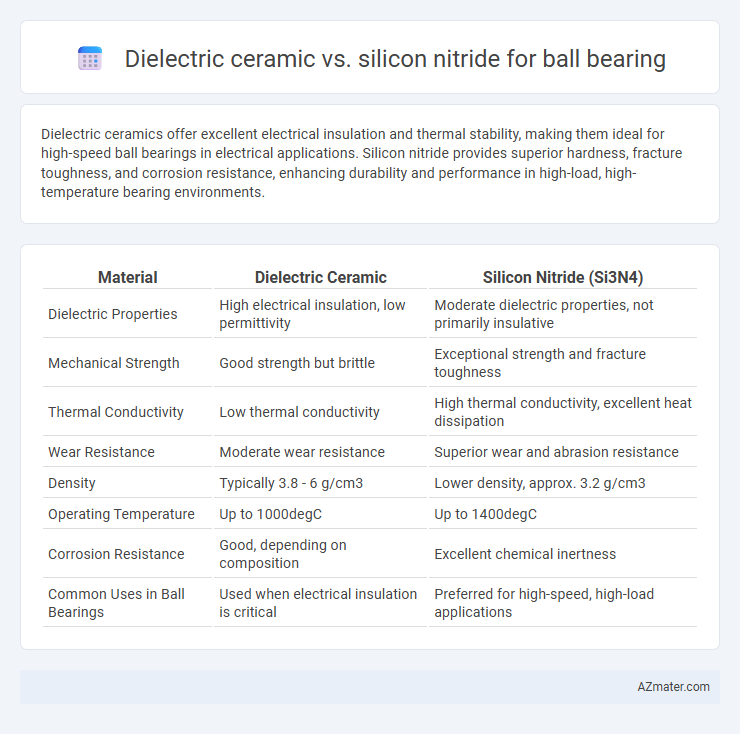 Dielectric ceramic vs. silicon nitride for ball bearing - What is The Difference?