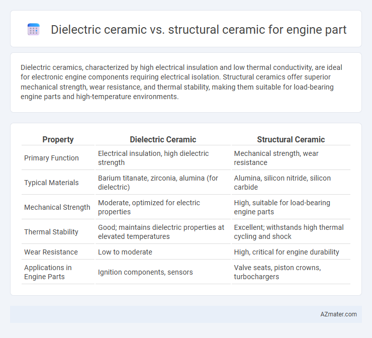 Dielectric ceramic vs. structural ceramic for engine part - What is The Difference?