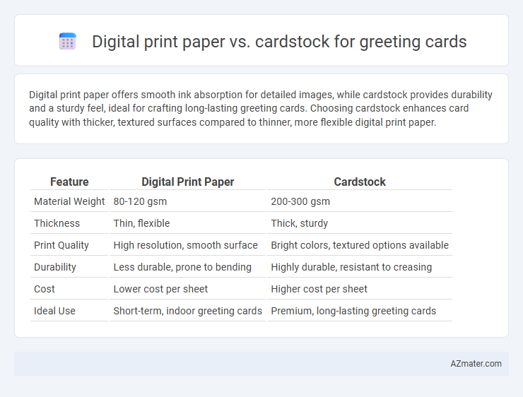 Digital print paper vs. cardstock for greeting cards - What is The Difference?