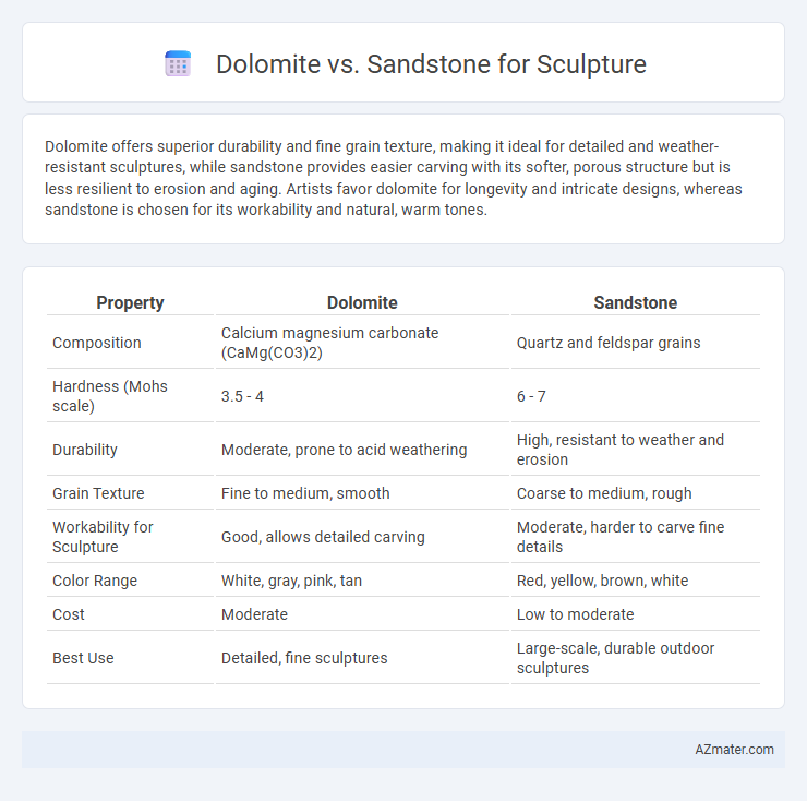 Dolomite vs. Sandstone for Sculpture - What is The Difference?