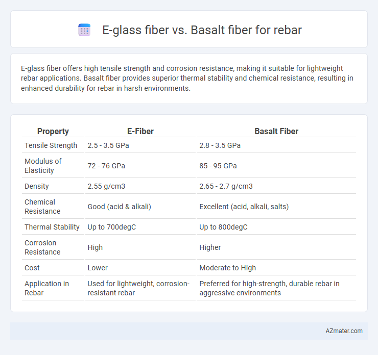 E-glass fiber vs. Basalt fiber for rebar - What is The Difference?