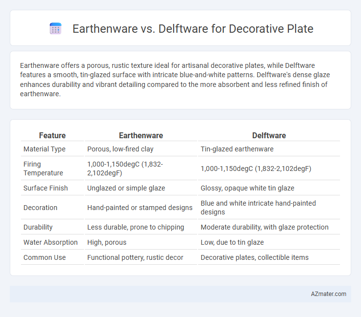 Earthenware vs. Delftware for Decorative Plate - What is The Difference?