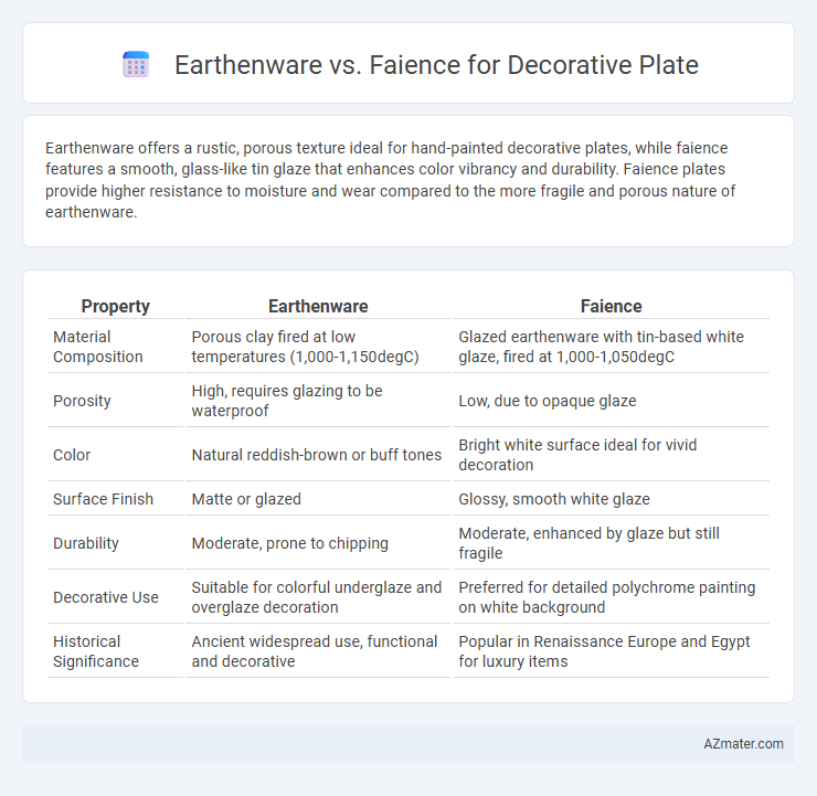 Earthenware vs. Faience for Decorative Plate - What is The Difference?