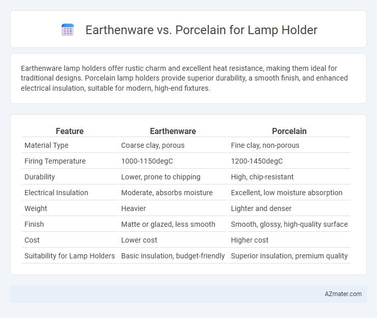 Earthenware vs. Porcelain for Lamp Holder - What is The Difference?