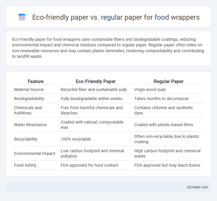 Eco-friendly paper vs. regular paper for food wrappers - What is The Difference?