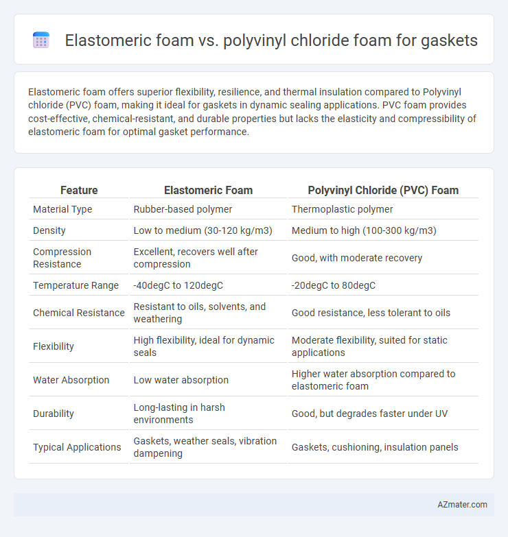 Elastomeric foam vs. polyvinyl chloride foam for gaskets - What is The Difference?