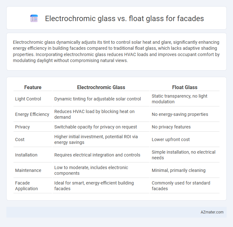 Electrochromic glass vs. float glass for facades - What is The Difference?
