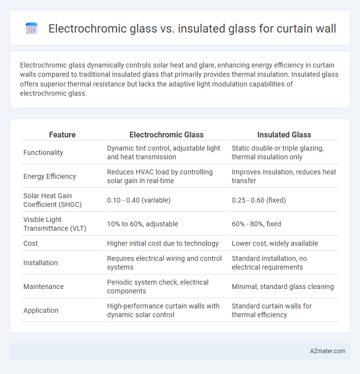 Electrochromic glass vs. insulated glass for curtain wall - What is The Difference?