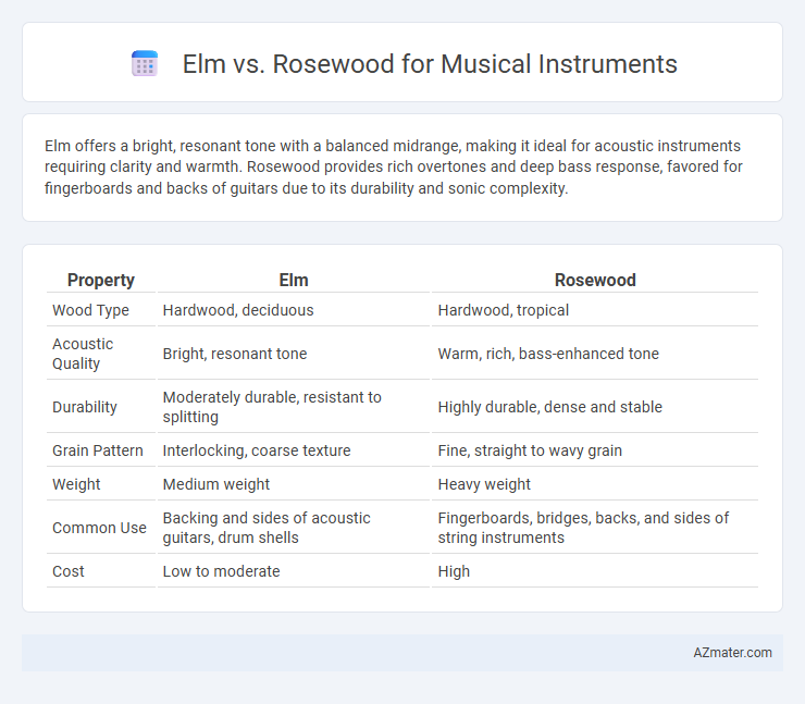 Elm vs. Rosewood for Musical Instruments - What is The Difference?