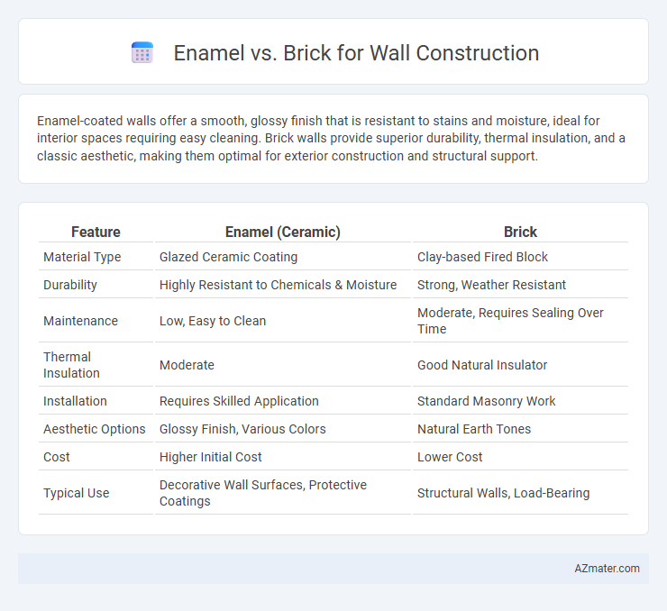 Enamel vs. Brick for Wall Construction - What is The Difference?