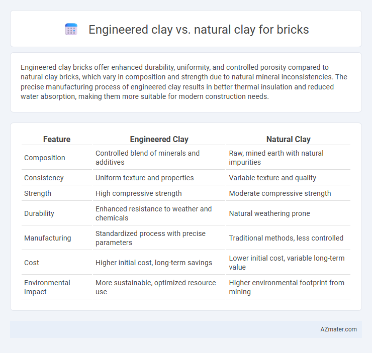 Engineered clay vs. natural clay for bricks - What is The Difference?