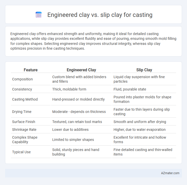 Engineered clay vs. slip clay for casting - What is The Difference?