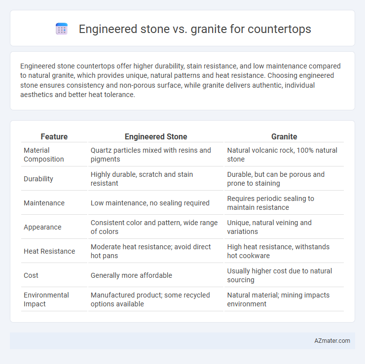 Engineered stone vs. granite for countertops - What is The Difference?