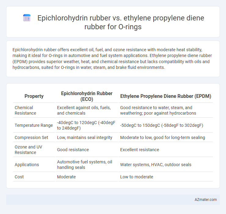 Epichlorohydrin rubber vs. ethylene propylene diene rubber for O-rings - What is The Difference?