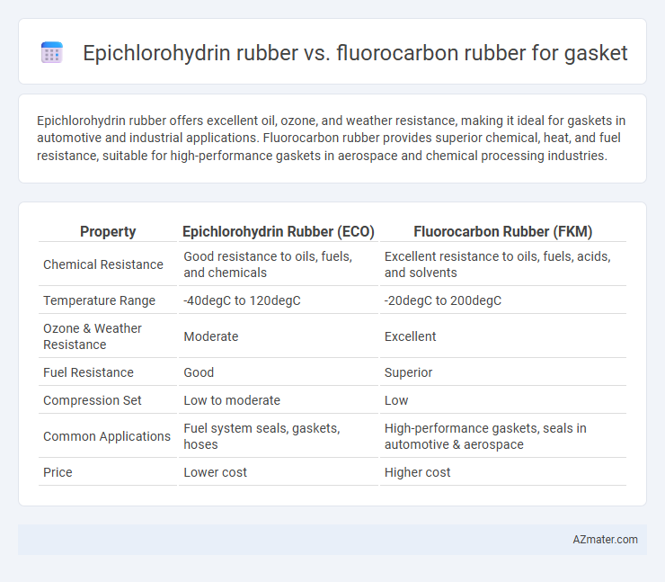 Epichlorohydrin rubber vs. fluorocarbon rubber for gasket - What is The Difference?