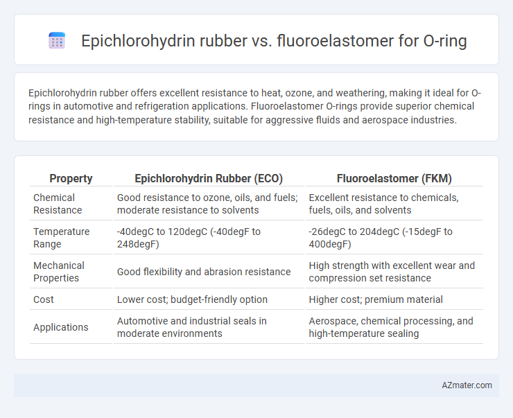 Epichlorohydrin rubber vs. fluoroelastomer for O-ring - What is The Difference?