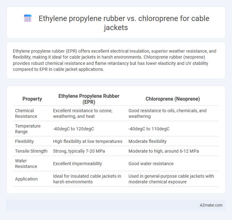 Ethylene propylene rubber vs. chloroprene for cable jackets - What is The Difference?