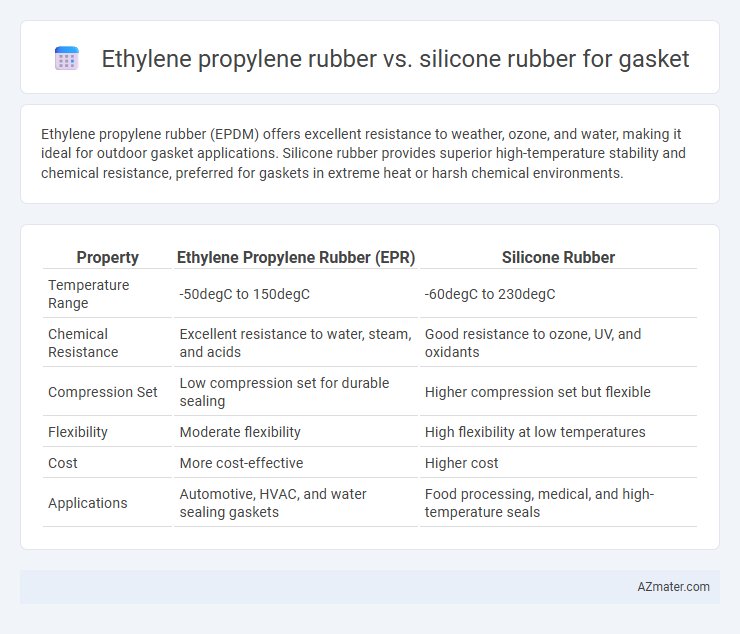 Ethylene propylene rubber vs. silicone rubber for gasket - What is The Difference?