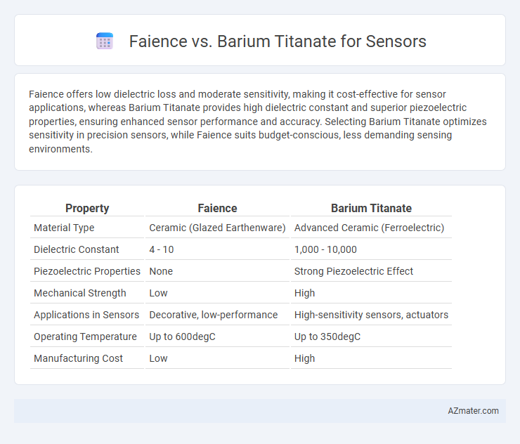 Faience vs. Barium Titanate for Sensors - What is The Difference?