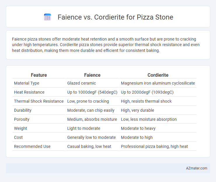 Faience vs. Cordierite for Pizza Stone - What is The Difference?