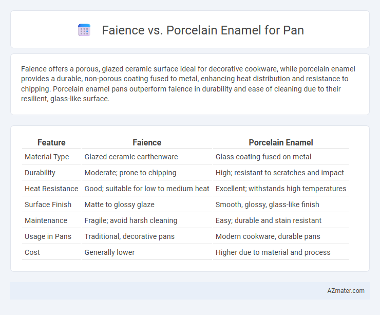 Faience vs. Porcelain Enamel for Pan - What is The Difference?