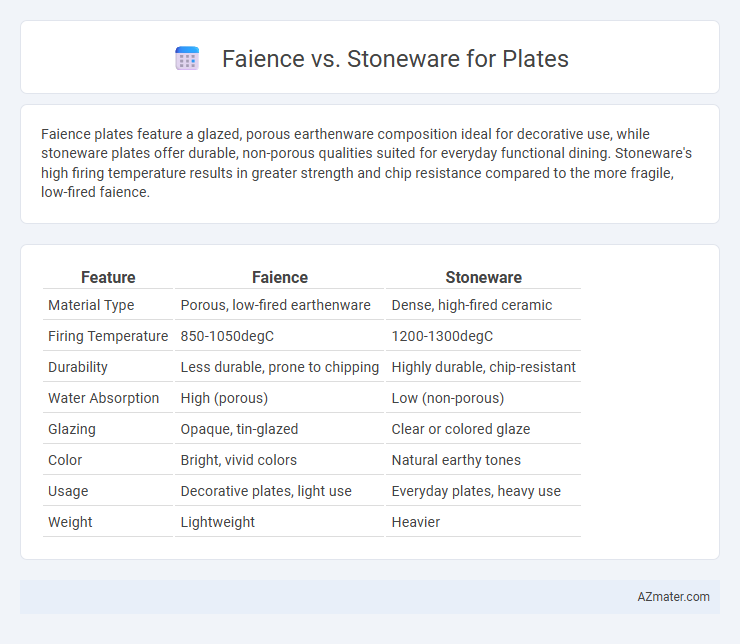 Faience vs. Stoneware for Plates - What is The Difference?