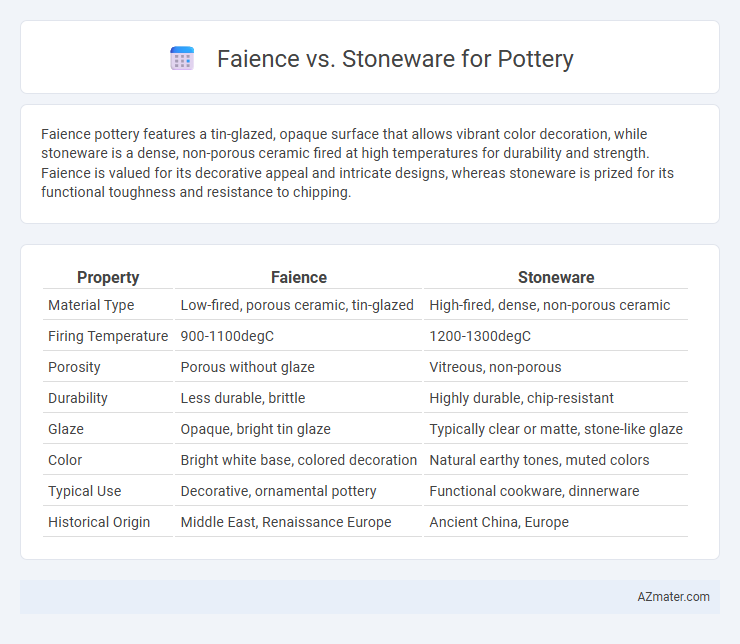 Faience vs. Stoneware for Pottery - What is The Difference?