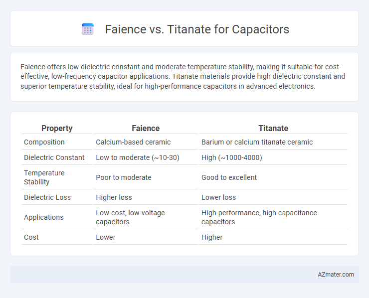Faience vs. Titanate for Capacitors - What is The Difference?