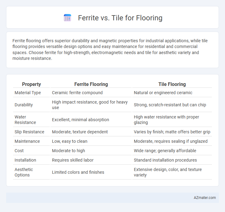 Ferrite vs. Tile for Flooring - What is The Difference?