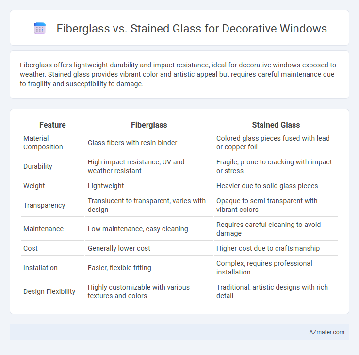 Fiberglass vs. Stained Glass for Decorative Windows - What is The Difference?