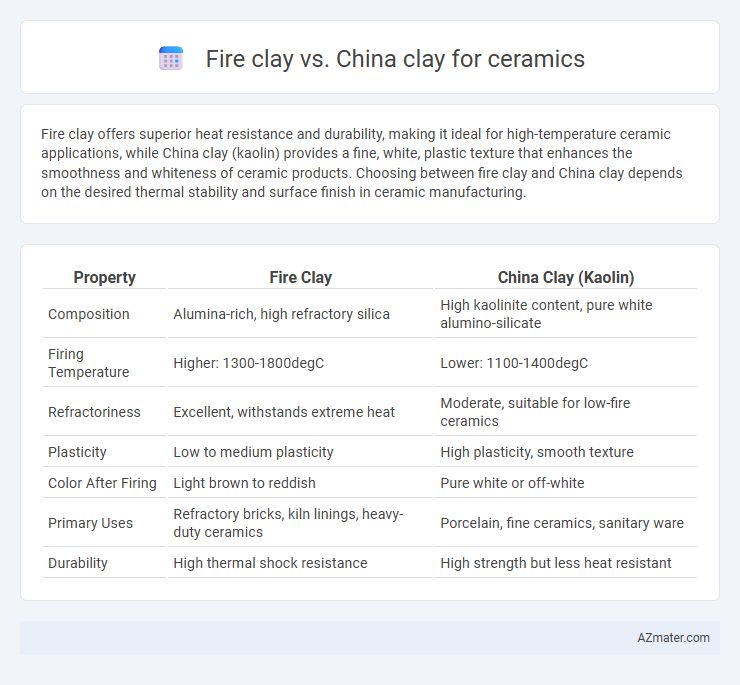 Fire clay vs. China clay for ceramics - What is The Difference?