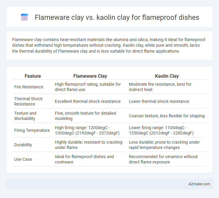 Flameware clay vs. kaolin clay for flameproof dishes - What is The Difference?