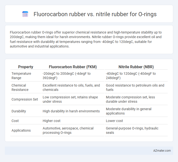 Fluorocarbon rubber vs. nitrile rubber for O-rings - What is The Difference?