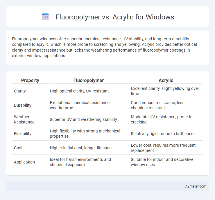 Fluoropolymer vs. Acrylic for Windows - What is The Difference?