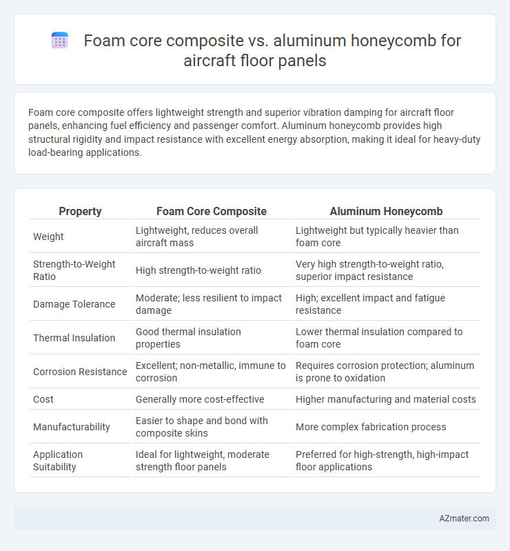 Foam core composite vs. aluminum honeycomb for aircraft floor panels - What is The Difference?