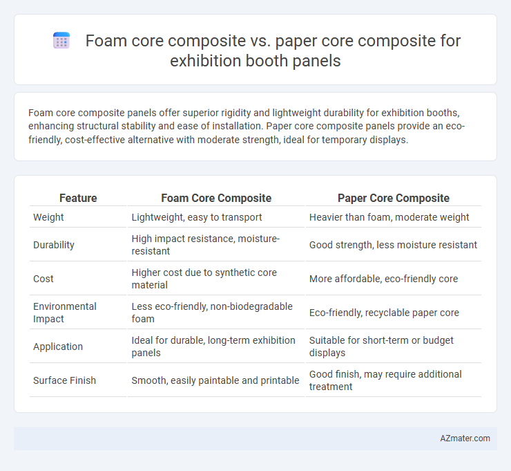Foam core composite vs. paper core composite for exhibition booth panels - What is The Difference?