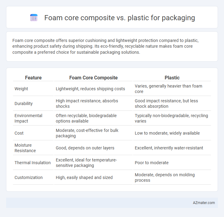 Foam core composite vs. plastic for packaging - What is The Difference?
