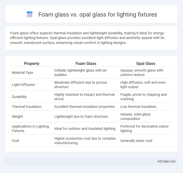 Foam glass vs. opal glass for lighting fixtures - What is The Difference?