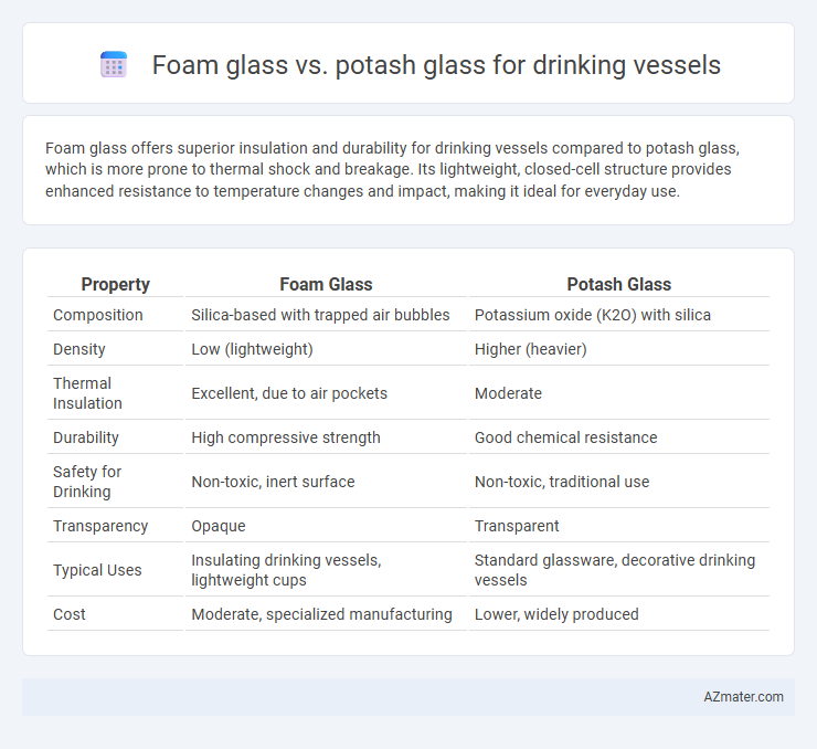 Foam glass vs. potash glass for drinking vessels - What is The Difference?