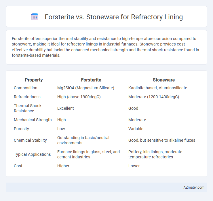 Forsterite vs. Stoneware for Refractory Lining - What is The Difference?